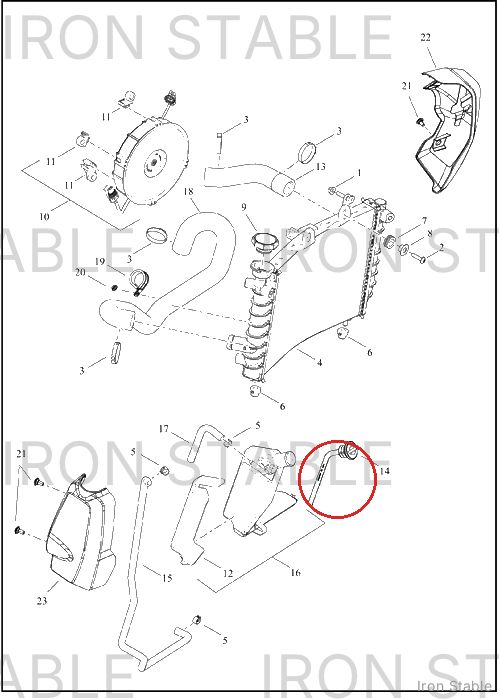 Harley-Davidson Cap, Rdtr Ovrfl Tank, Dipstick