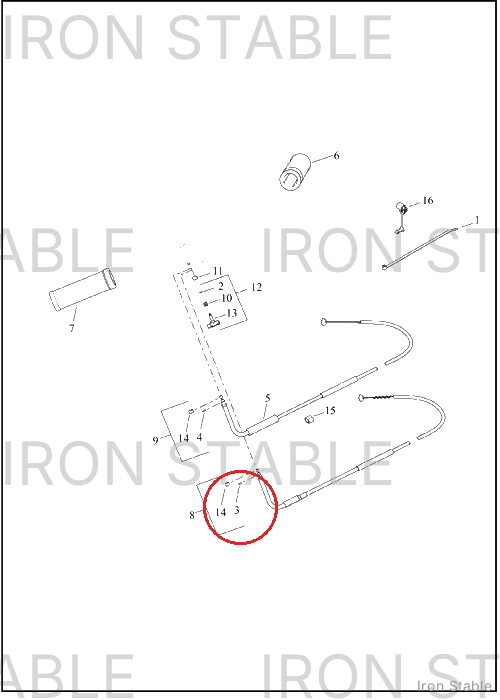 Harley-Davidson Cable, Idle