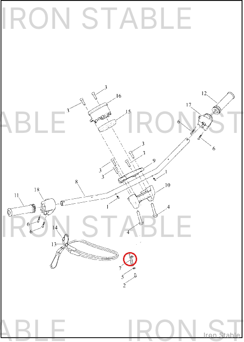 Harley-Davidson Bracket, Throt Cbl Retnn, Guide