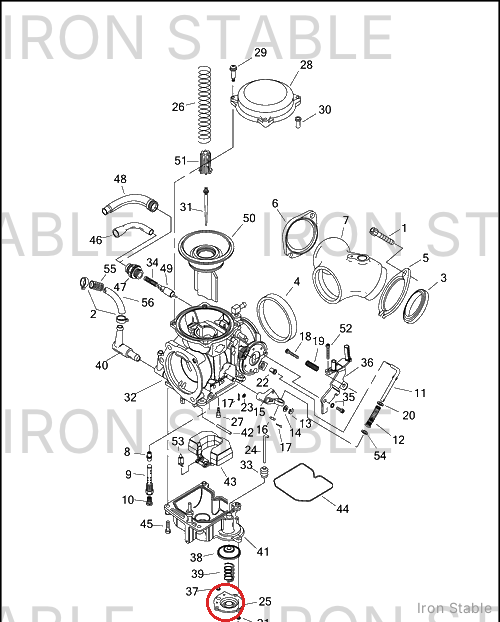 Harley-Davidson O-Ring, Carb