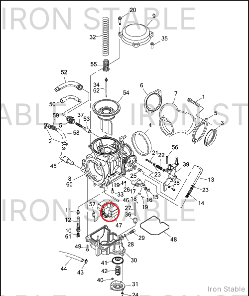 Harley-Davidson Float, Carburetor