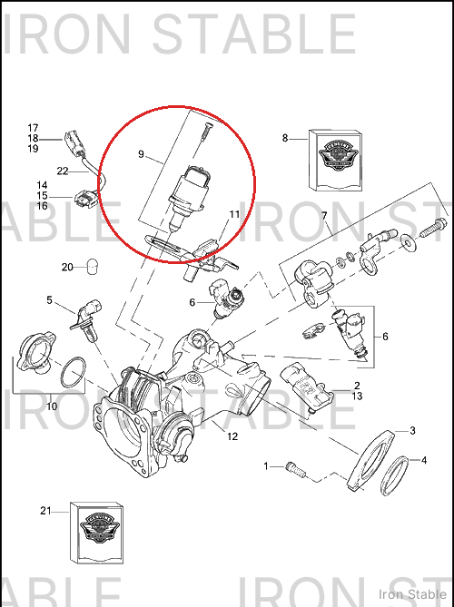 Harley-Davidson Kit Air Control, Idle, Efi/Tc88