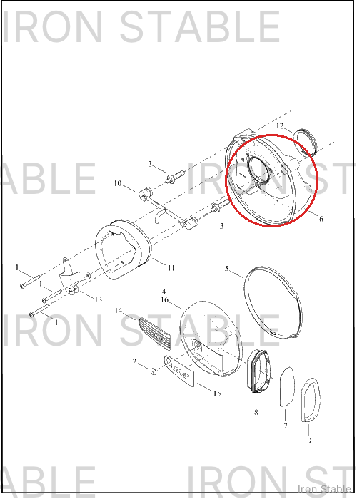 Harley-Davidson Baseplate, Airbox, Assembly