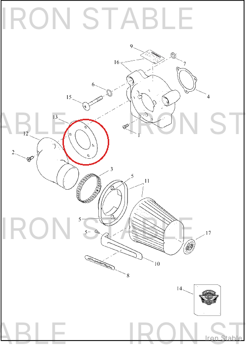 Harley-Davidson Gasket, Intake