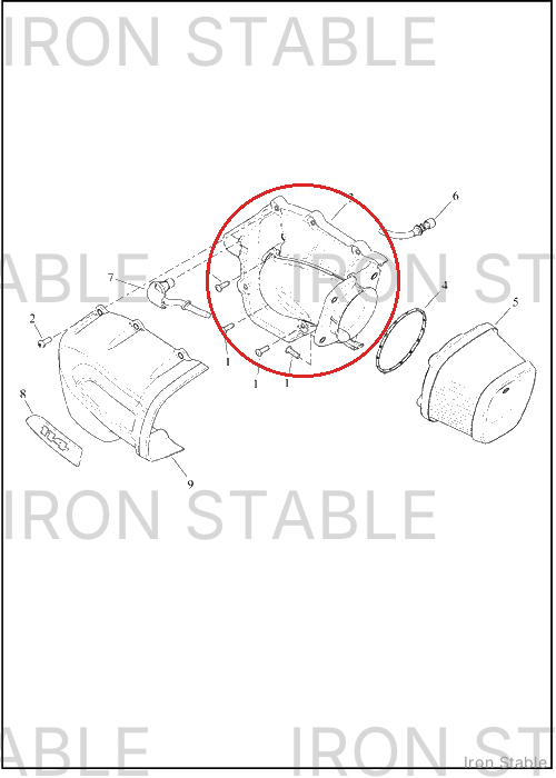 Harley-Davidson Baseplate, Airbox, Molded, Flowtu