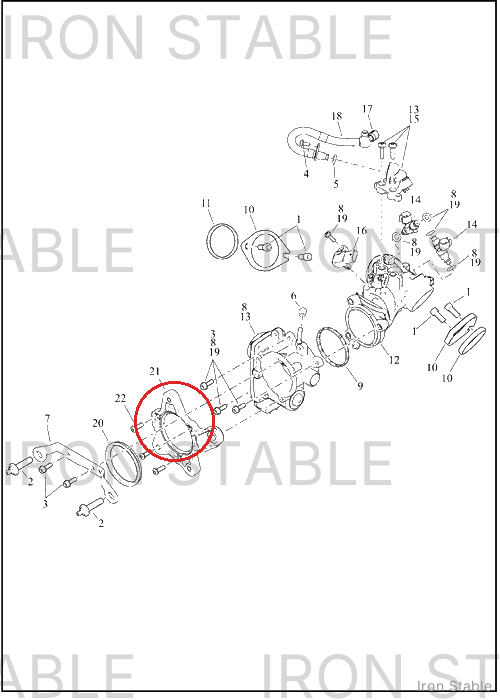 Harley-Davidson Baseplate, Airbox, Mounting Plat
