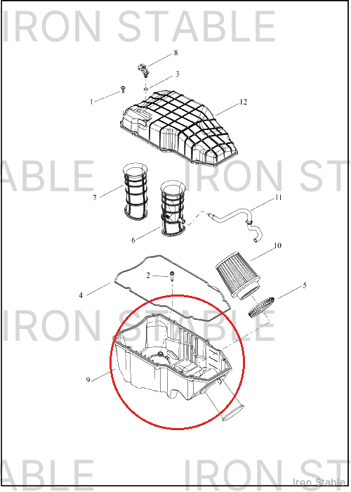 Harley-Davidson Baseplate, Airbox, Assembly