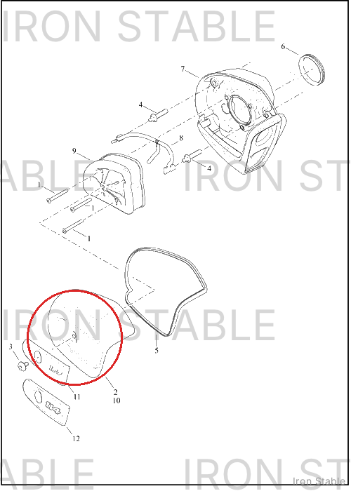 Harley-Davidson Kit, Airbox, Cover Chn Wrn Label
