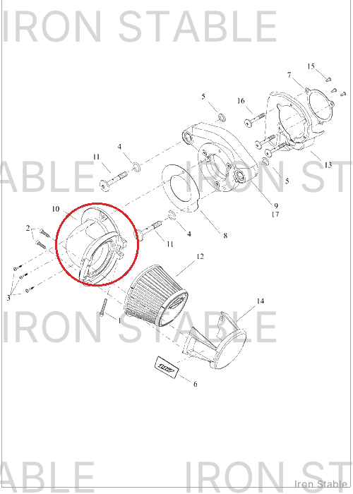 Harley-Davidson Airbox Bp Sub-Component, Intk Tube, 
