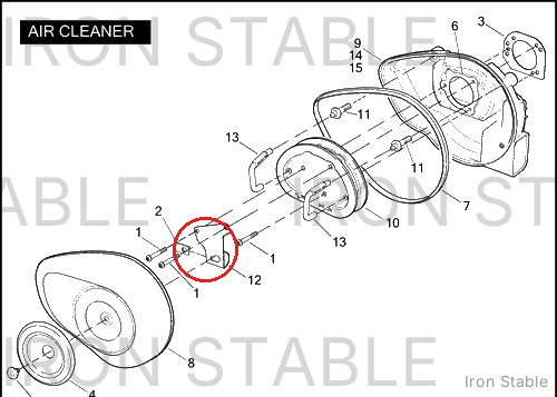 Harley-Davidson Bracket, A-C Cover