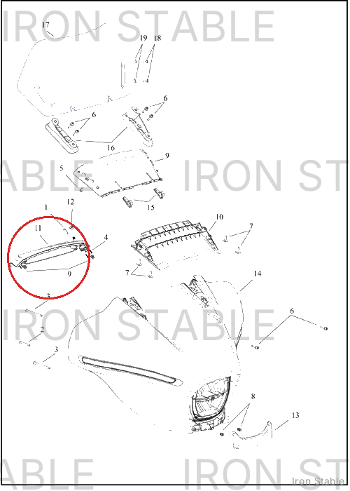 Harley-Davidson Air Duct, Molded