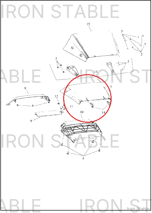 Harley-Davidson Air Duct, Outer Cover