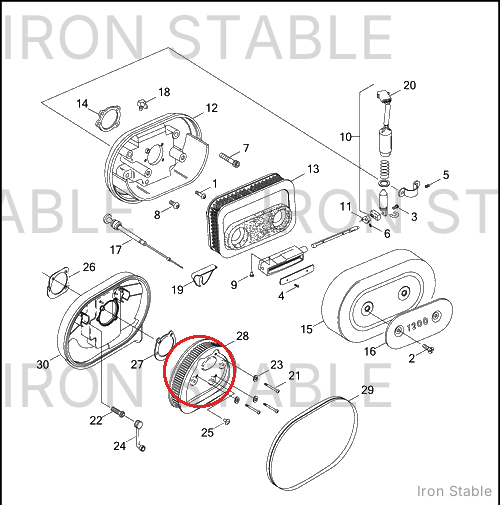 Harley-Davidson Bom-Kit Element, Airfilter