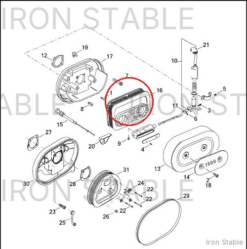 Harley-Davidson Air Filter Element