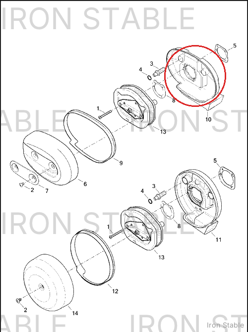 Harley-Davidson Baseplate, Airbox, Assembly