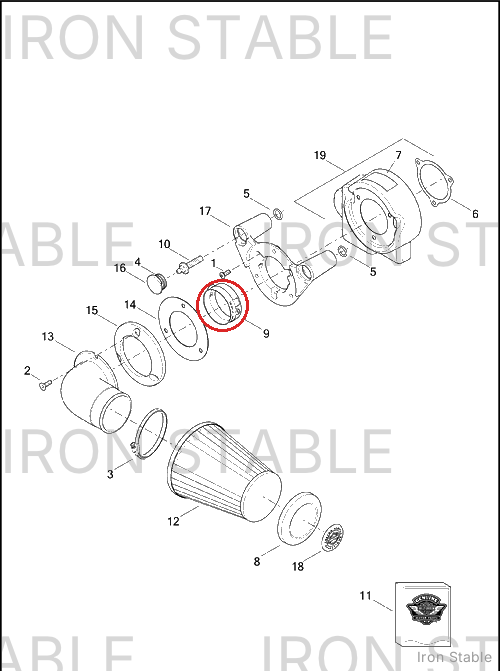 Harley-Davidson Adapter, A-C, 58mm-To-50mm