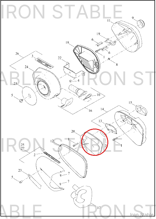 Harley-Davidson Hose, Brthr, A-C, Assembly
