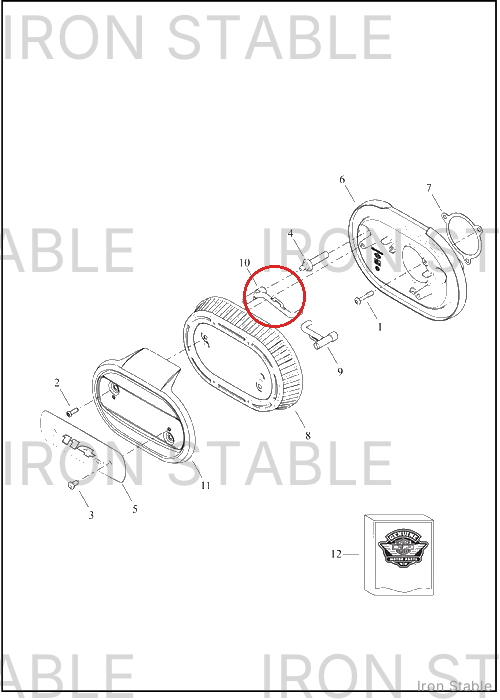 Harley-Davidson Hose, Brthr, Rr Cyl