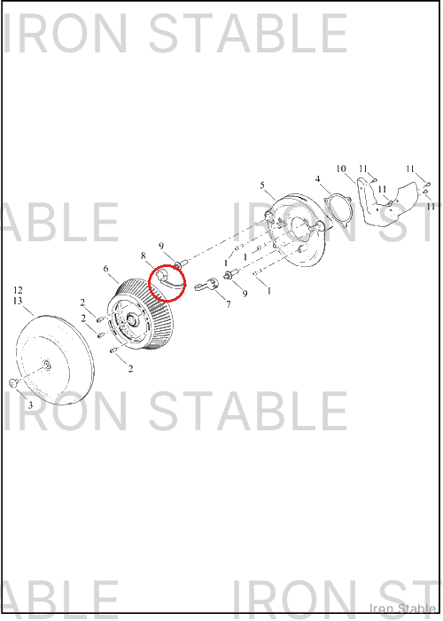 Harley-Davidson Hose, Brthr, Rear