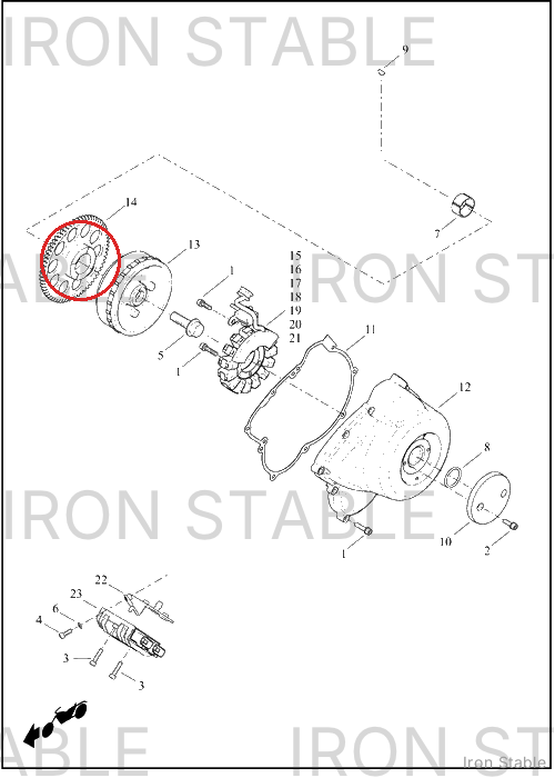 Harley-Davidson Gear, Starter Clutch