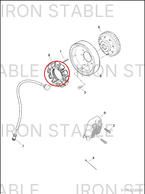 Harley-Davidson Stator Assembly