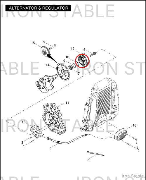 Harley-Davidson Rotor Assembly, Magneto