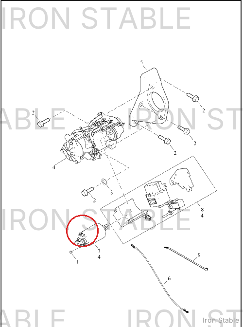 Harley-Davidson Solenoid, Start, Assembly