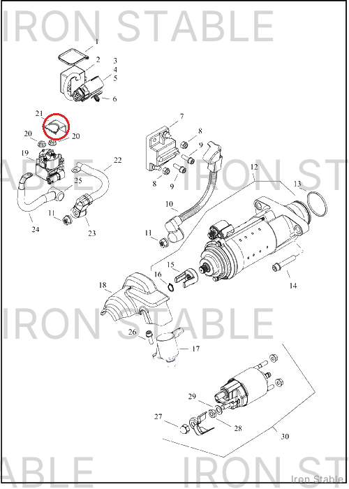 Harley-Davidson Boot, Start Sol, Reverse