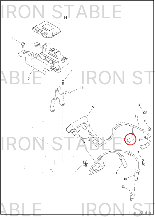 Harley-Davidson Cable, S-Plg, Rear, Left