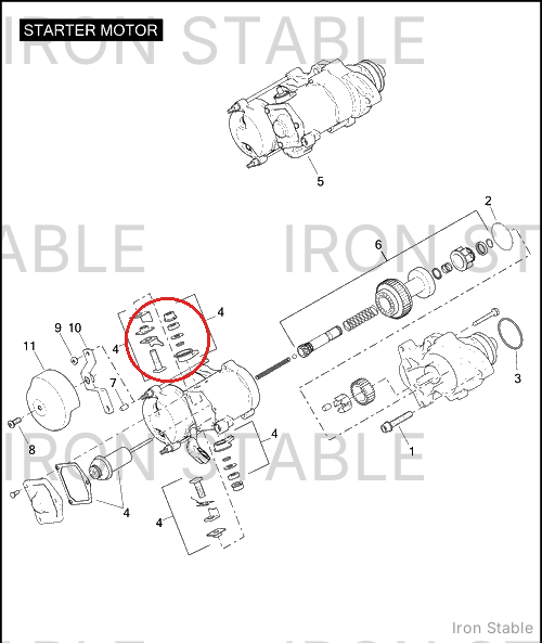 Harley-Davidson Solenoid Repair Kit, Hi Output