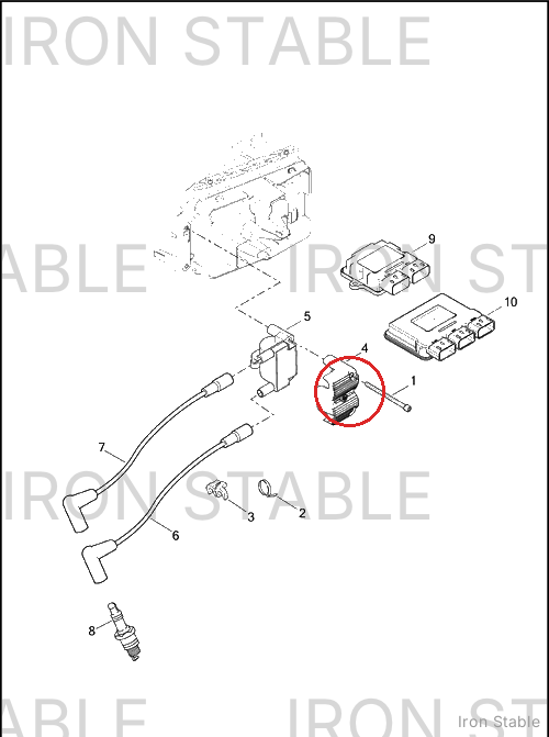 Harley-Davidson Coil Cover Assembly