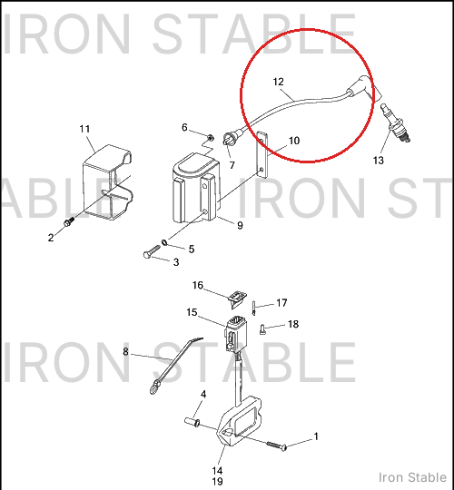Harley-Davidson Spark Plug Cable Assembly