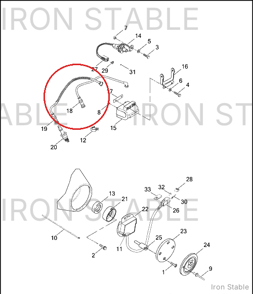 Harley-Davidson Spark Plug Cable Assembly