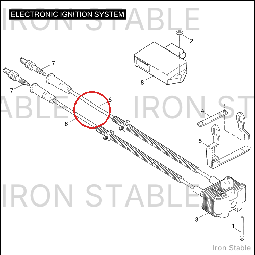 Harley-Davidson Spark Plug Cable
