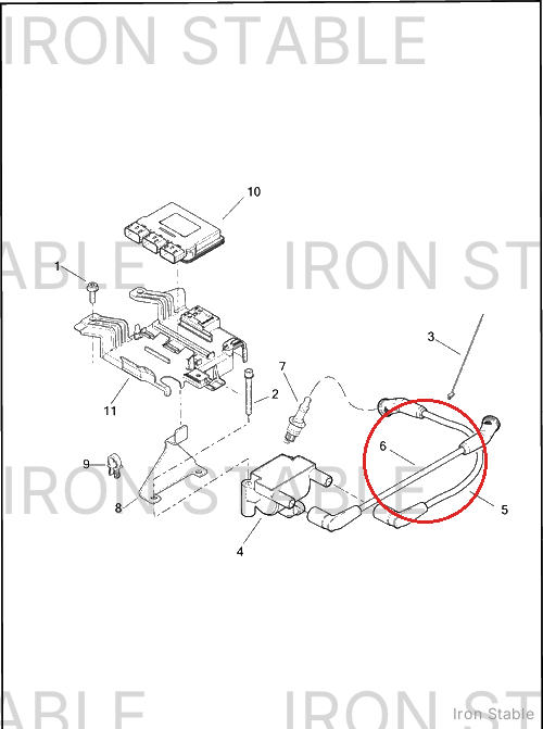Harley-Davidson Cable, Rr Sparkplug