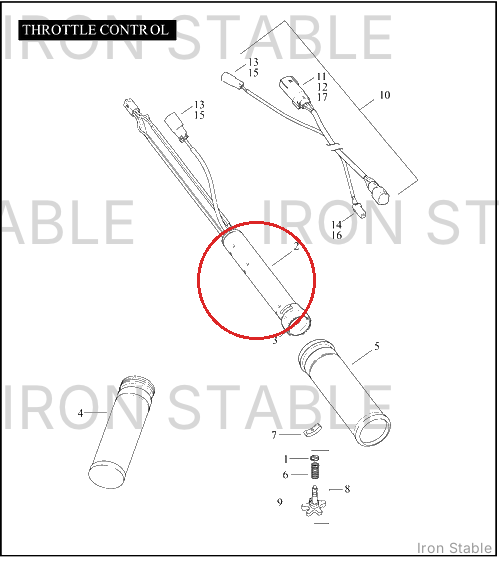 Harley-Davidson Sensor, Twist Grip(Tgs)