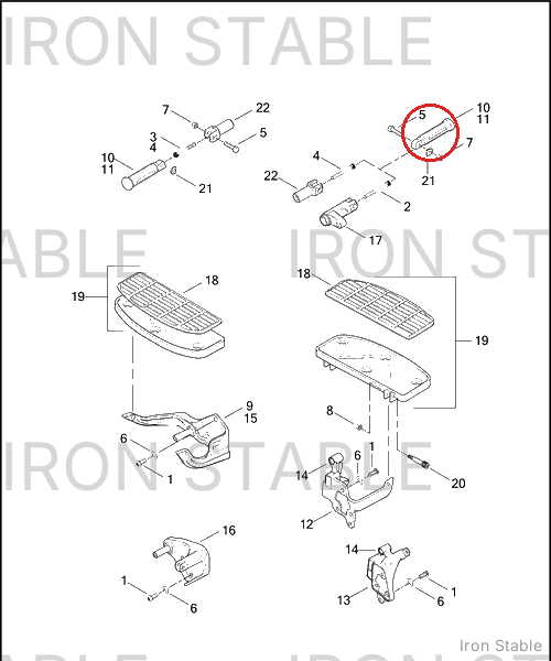 Harley-Davidson Rubber Pedal Starter