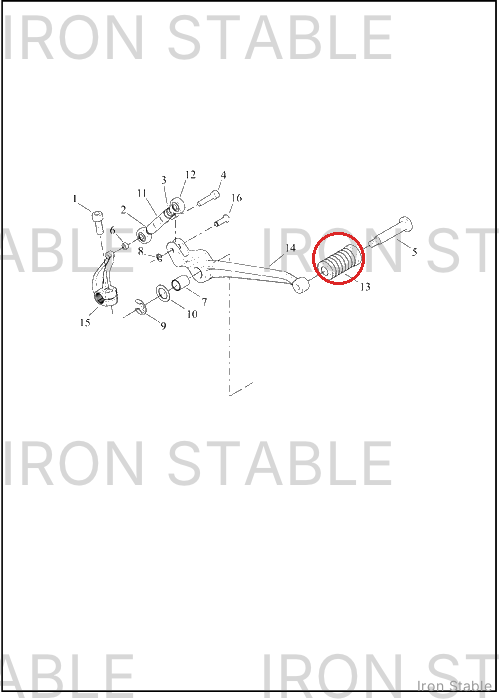 Harley-Davidson Rubber, Shifter Peg