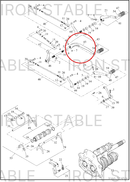 Harley-Davidson Sub-Assembly, Shf Lvr, Mid