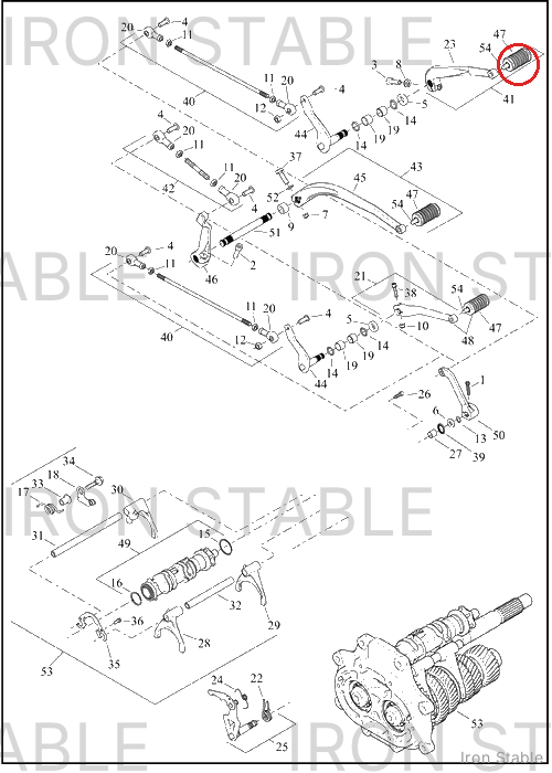 Harley-Davidson Rubber, Toepeg, Shifter