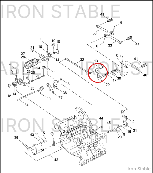 Harley-Davidson Footlever Assembly, Gear Shift/Chrome
