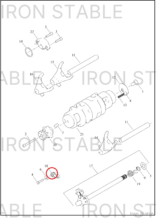 Harley-Davidson Detent Arm Assembly