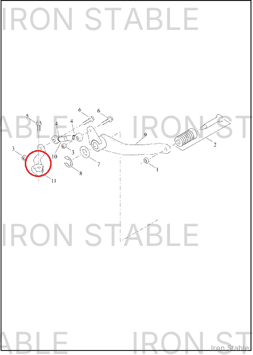Harley-Davidson Kit-Service, Engine Shift Shaft