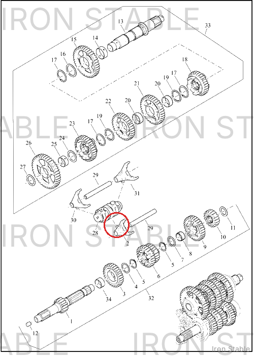 Harley-Davidson Drum, Shftr, Cam