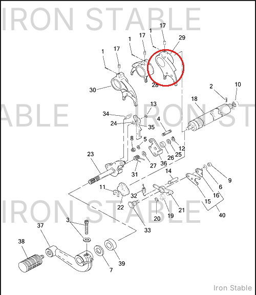 Harley-Davidson Fork, Shftr, X