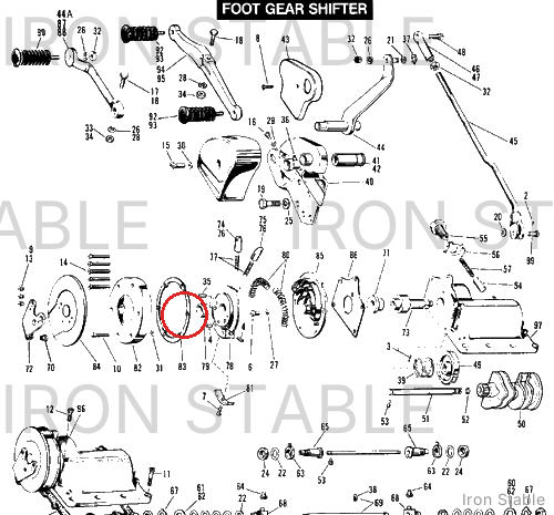 Harley-Davidson Gasket Covr Shifter