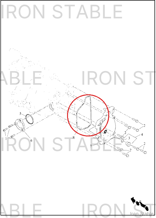 Harley-Davidson Cover, Xmsn Top, Gasket