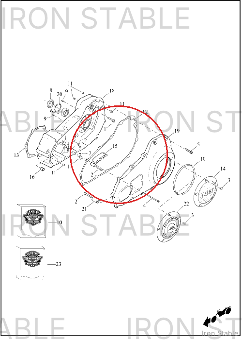 Harley-Davidson Gasket, Primary Cover