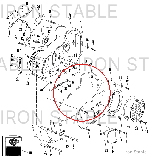 Harley-Davidson Gasket Primary Cover