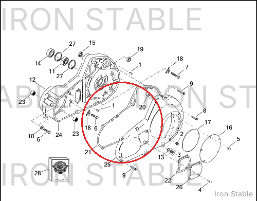 Harley-Davidson Gasket, Primary Cover